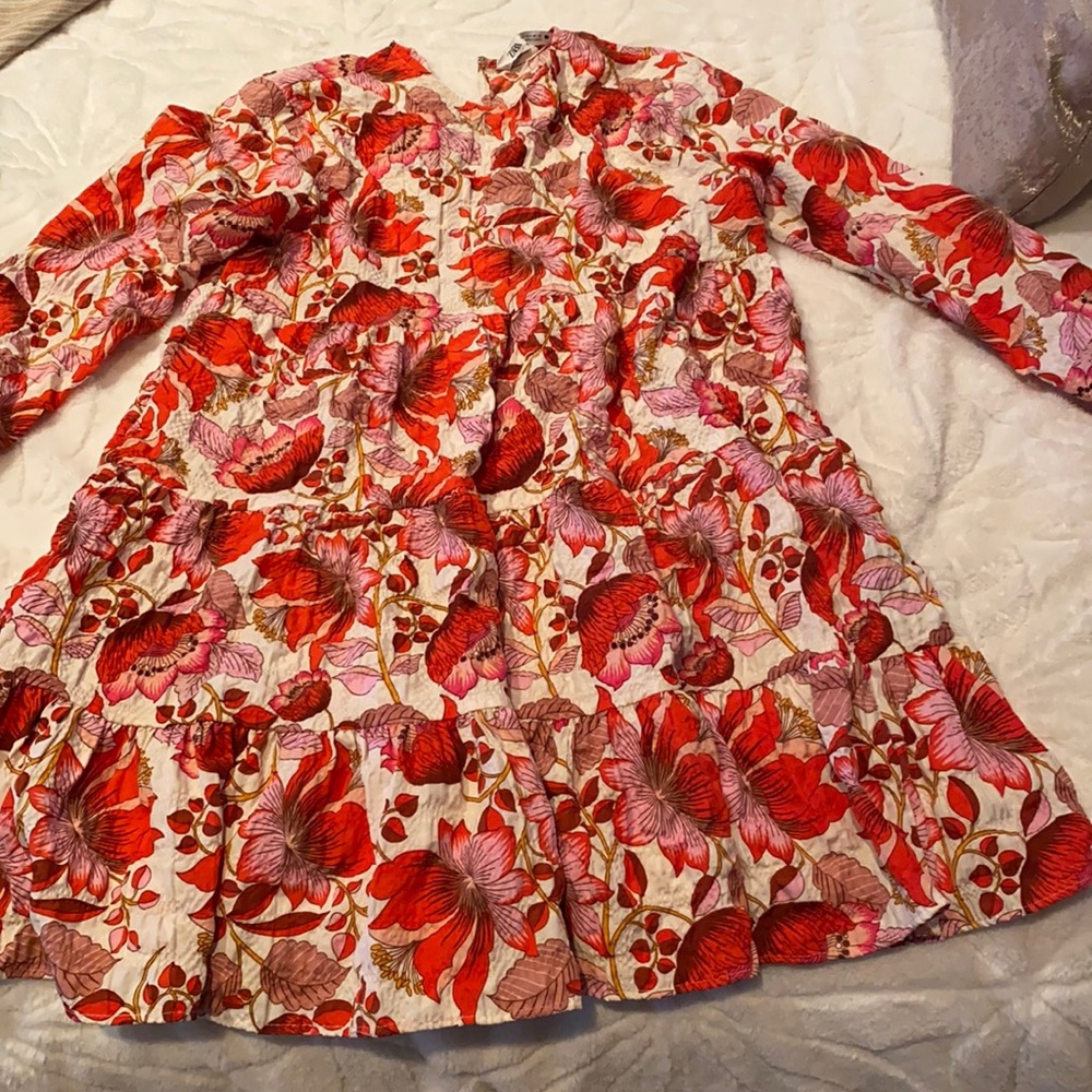 Zara floral dress